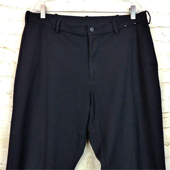 Uniqlo Pants Mens L 33-36 Navy Ezy Ankle Length Wool-Like Trouser Peppy 45149 - Picture 5 of 12